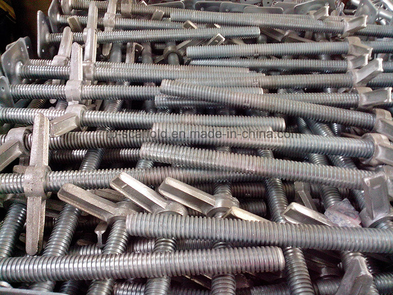 Marco de albañil de tornillo ajustable para andamios/base de gato nivelador para la venta/construcción