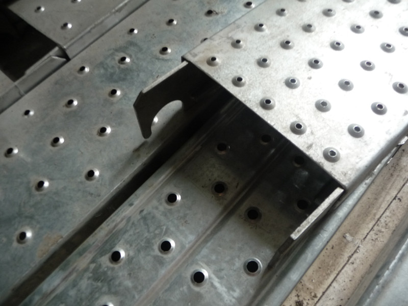 Tablón de acero para andamios Ringlock